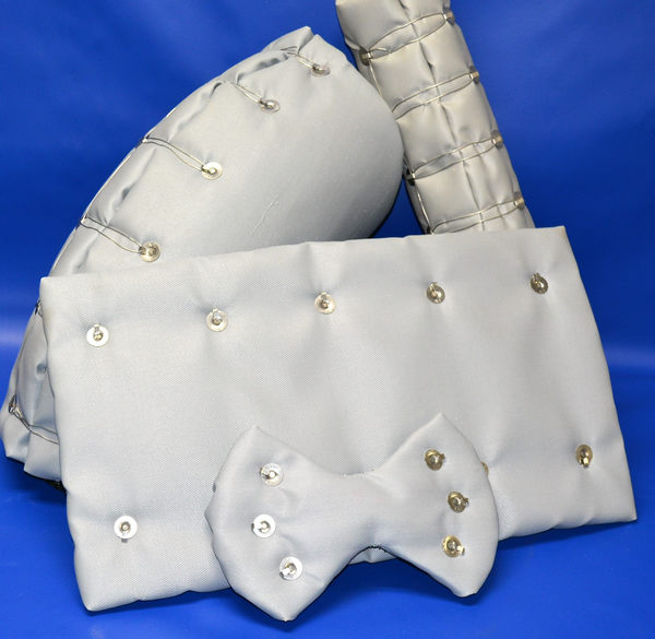 2.5 OD 90&deg; Elbow and straight piece